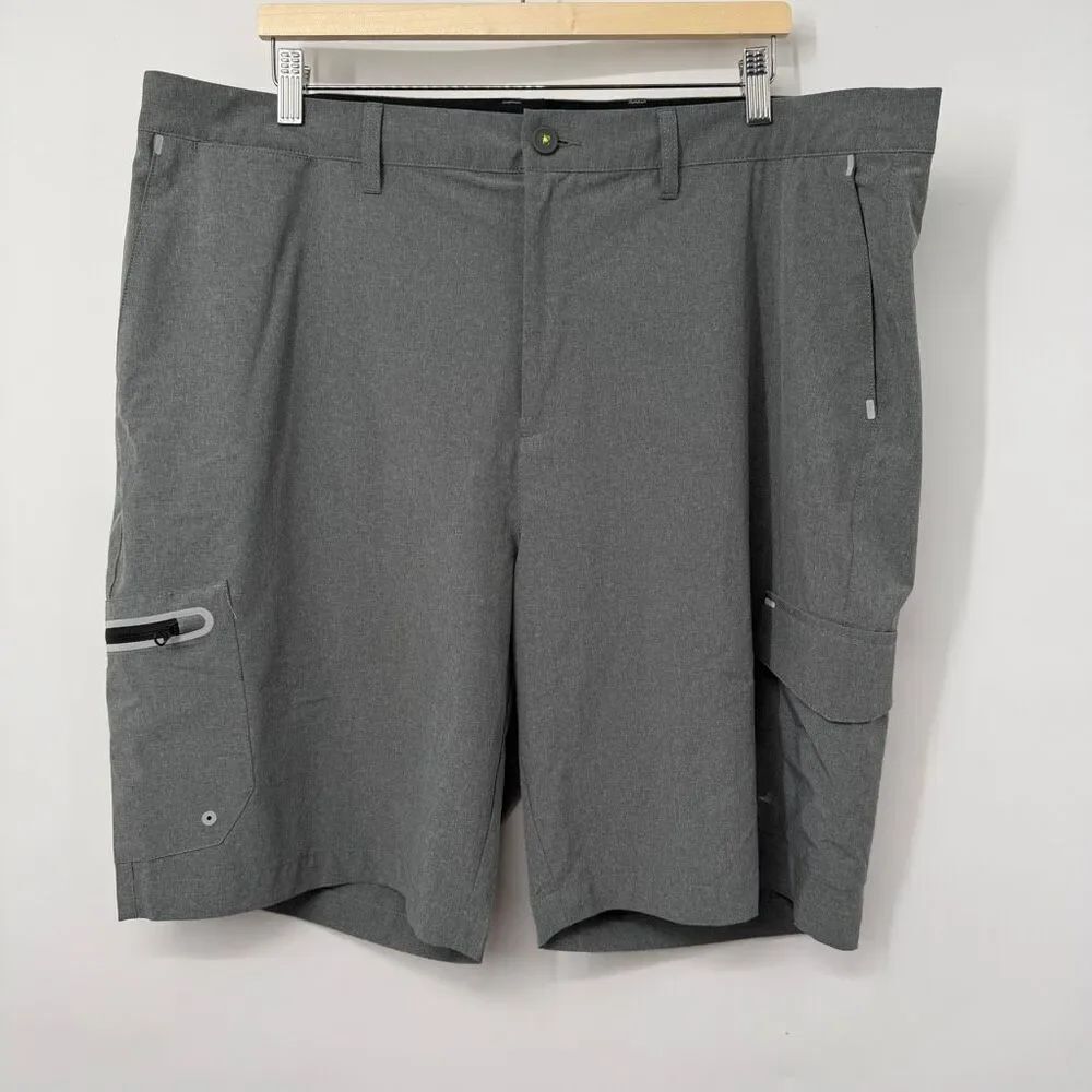 Tommy Bahama Gray IslandZone Cayman Isles Performance Cargo Shorts Size 42